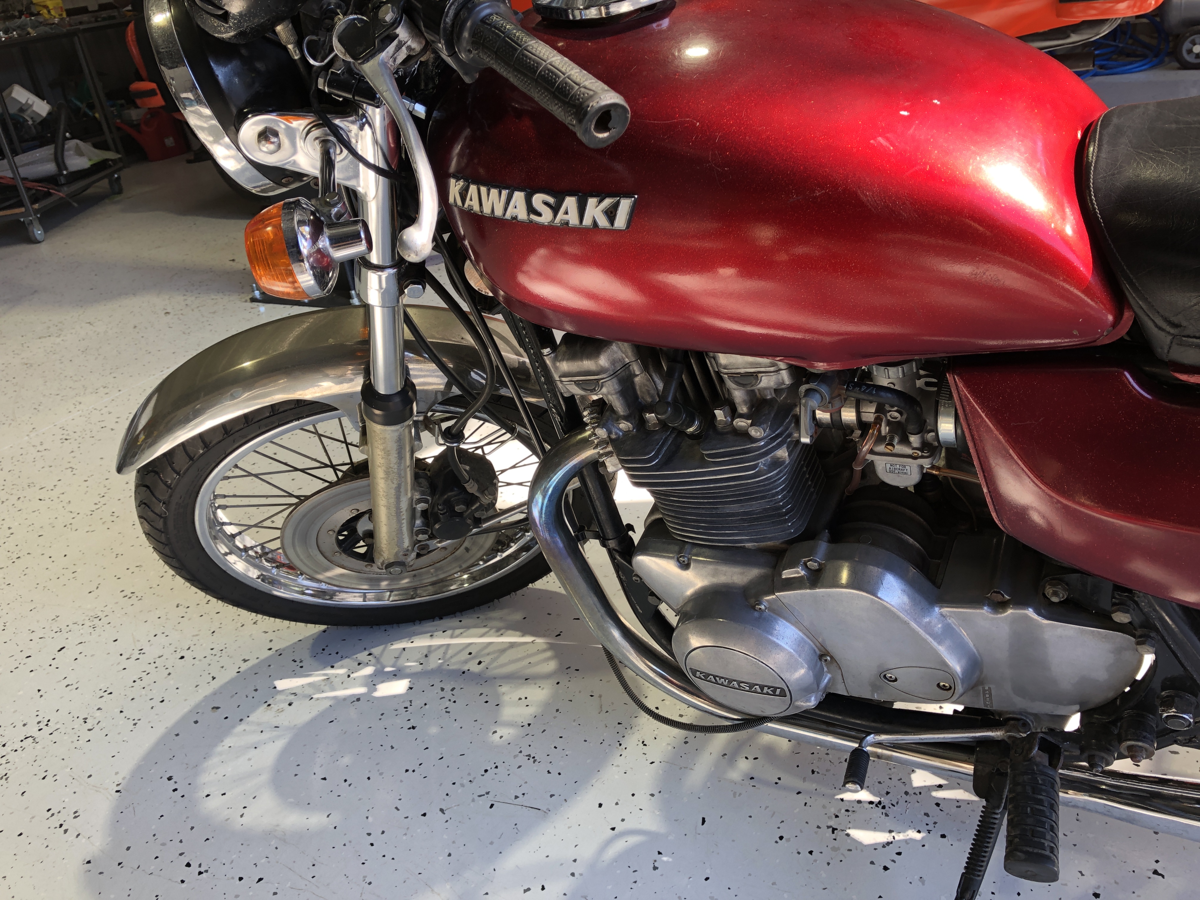 カクケン 1977 KAWASAKI KZ750 ROAD - JBW5196110 - JUST BIKES