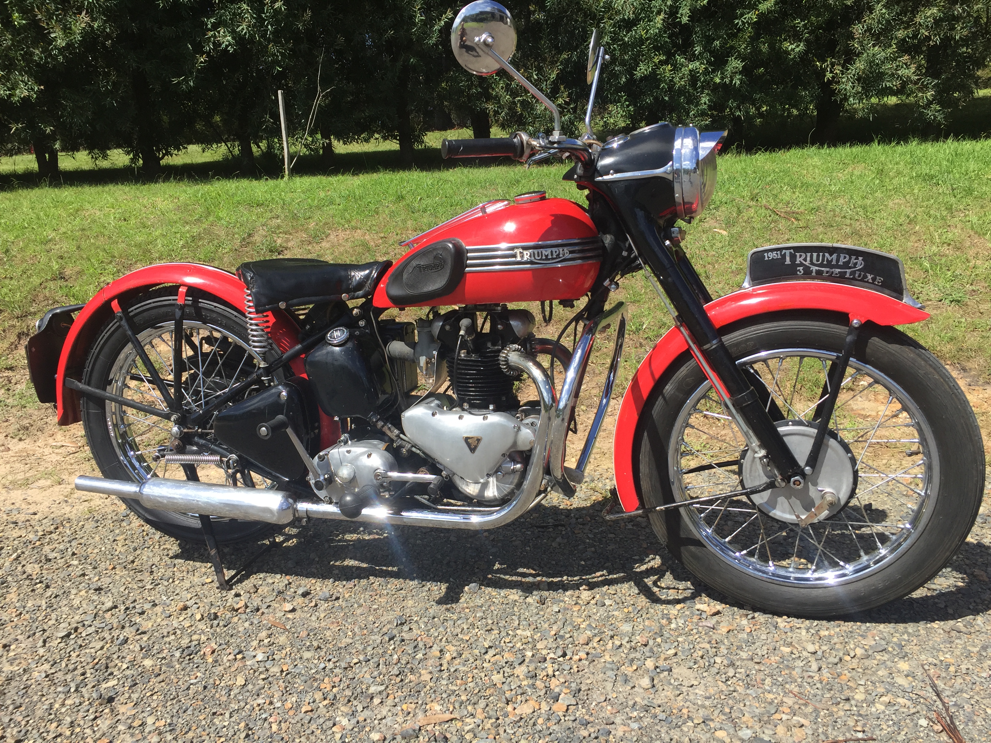 1951 TRIUMPH 3T DELUXE 350CC ROAD - JBM5194564 - JUST BIKES