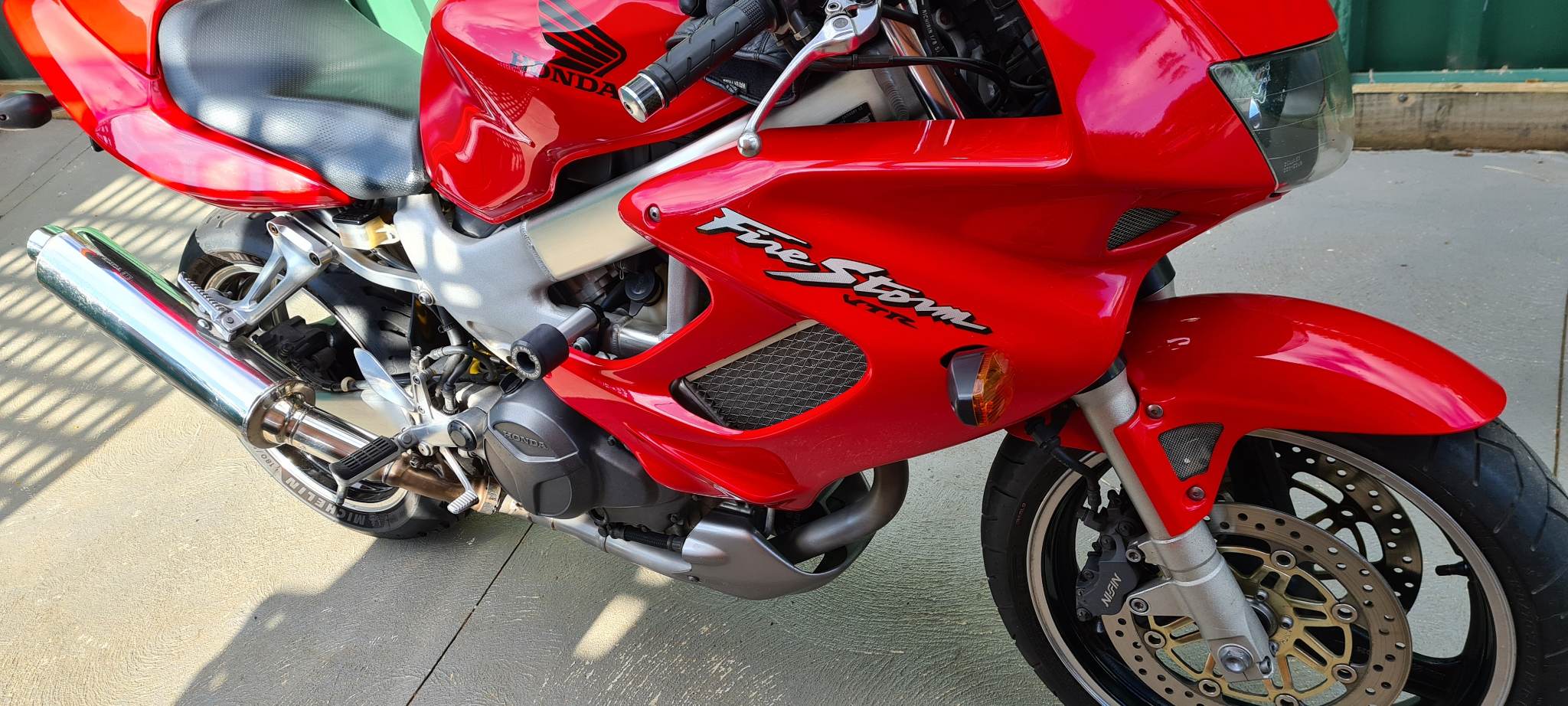 2001 RED HONDA VTR1000F (FIRESTORM) SPORTS WITH VIC - JBW5254623 