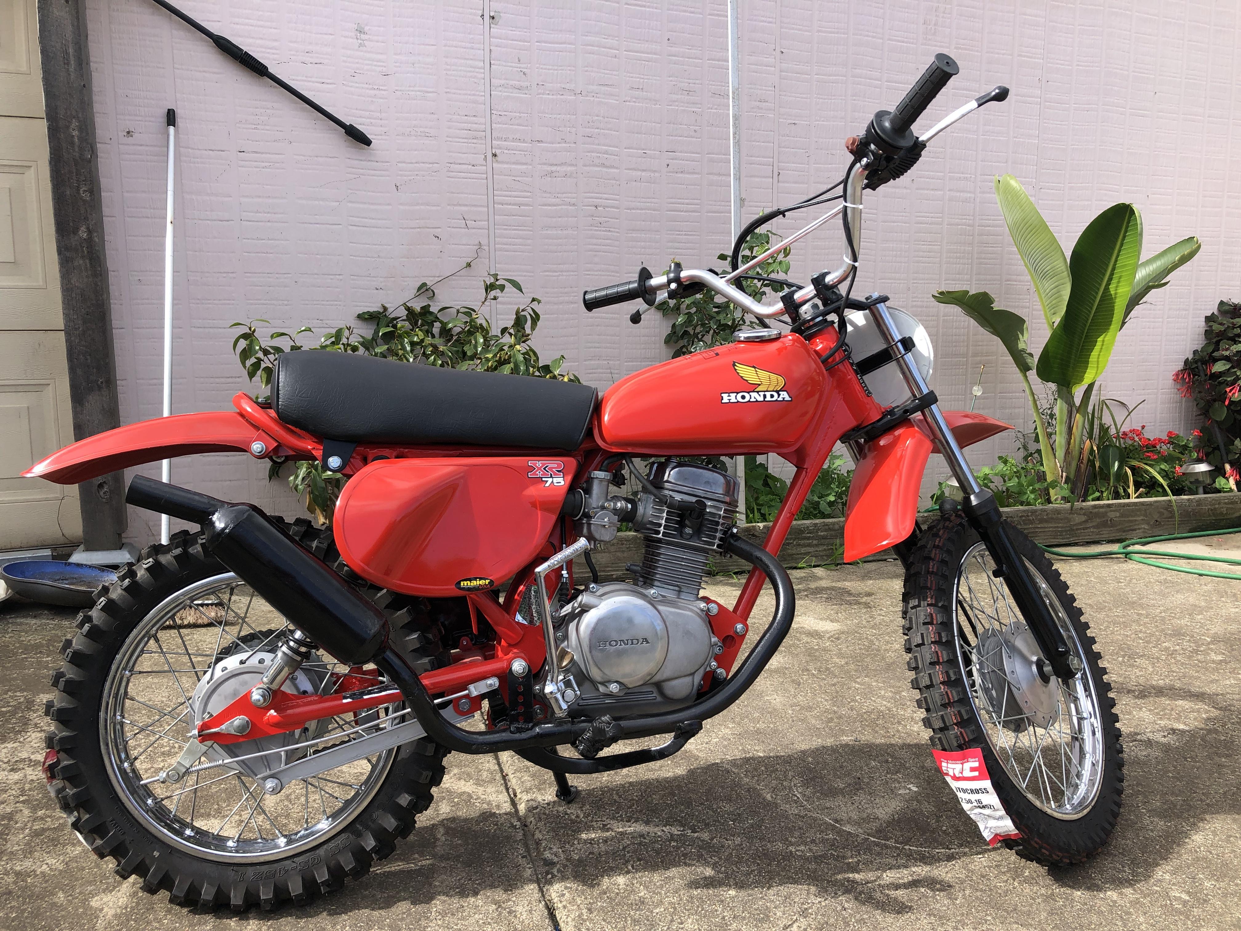 1977 HONDA XR75 K4 MOTOCROSS - JBW5256557 - JUST BIKES
