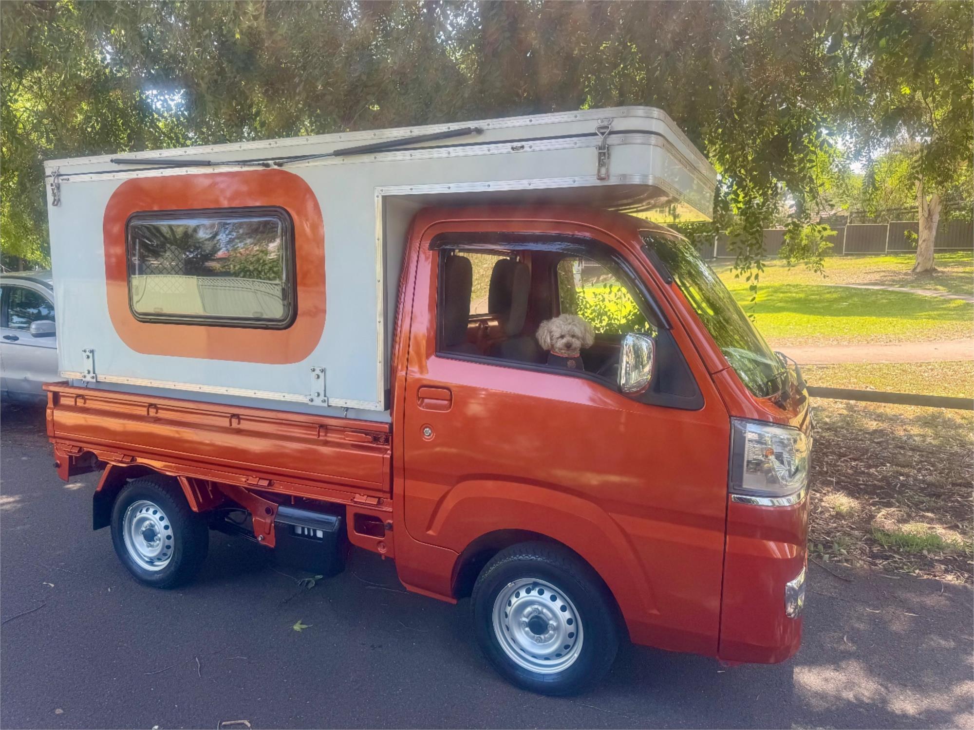 2019 DAIHATSU HIJET AUTOMATIC CAMPER UTE - JACFD5358986 - JUST 4X4S