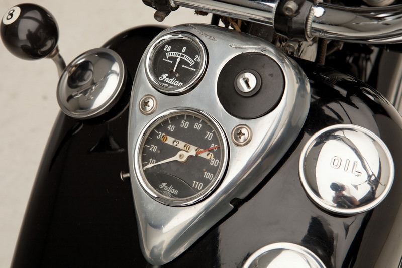McQueen's motorcycle gauges