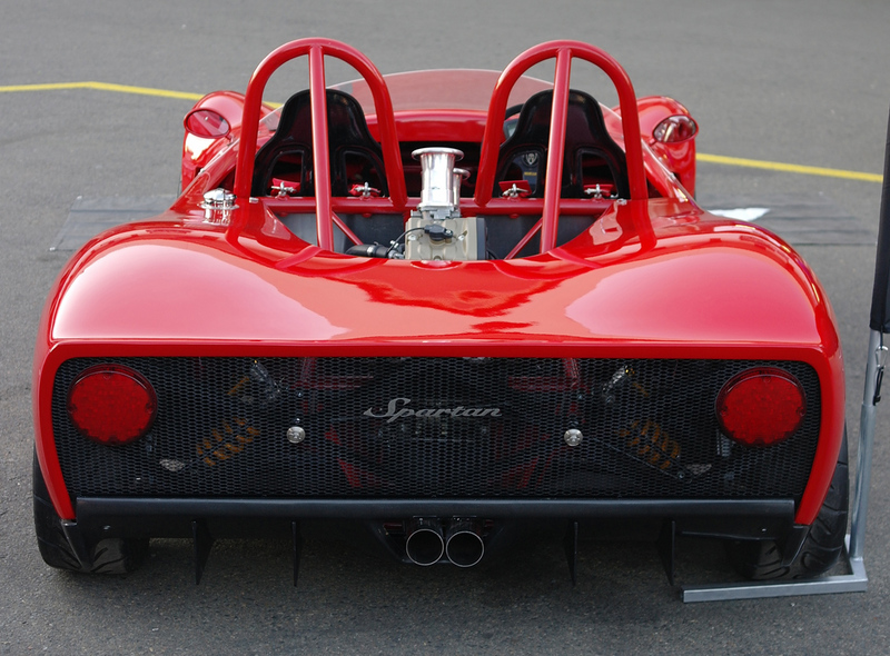 Ducati-powered 'Spartan' sportscar rear angle