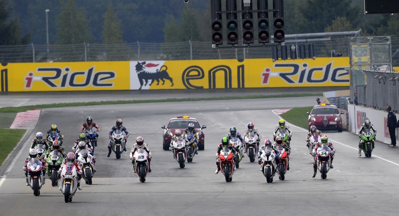 2012 World Superbikes Round 11 action shot