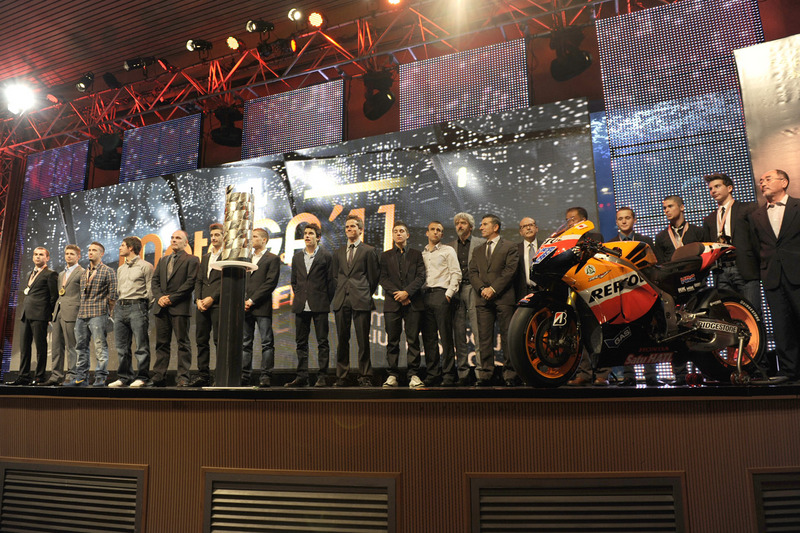 The winners of the MotoGP end-of-season awards