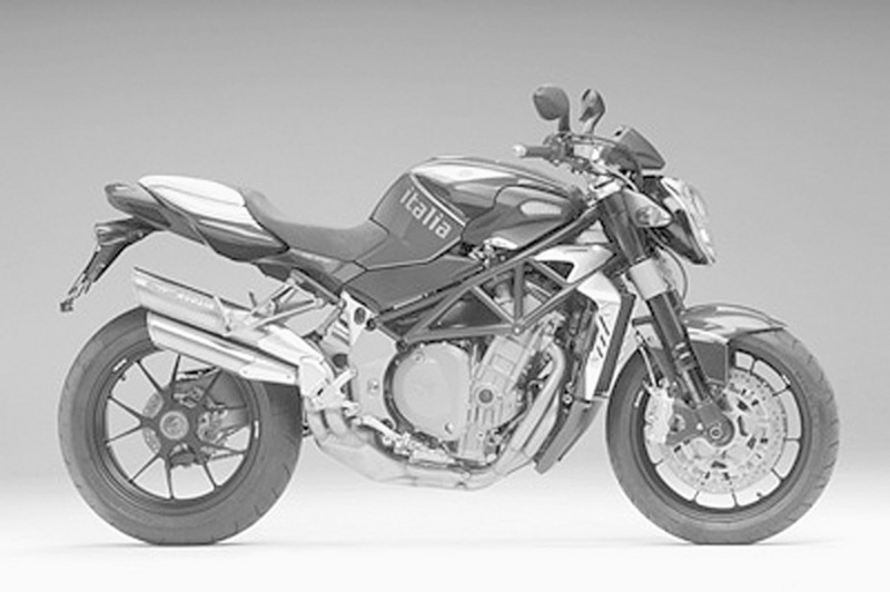 MV Agusta Brutale 910R 'Italia' side view