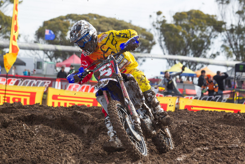 CDR Yamaha's Josh Coppins in action