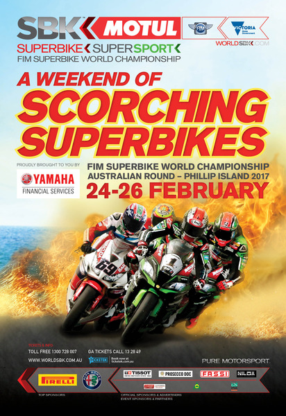 2017 Phillip Island World Superbike flyer