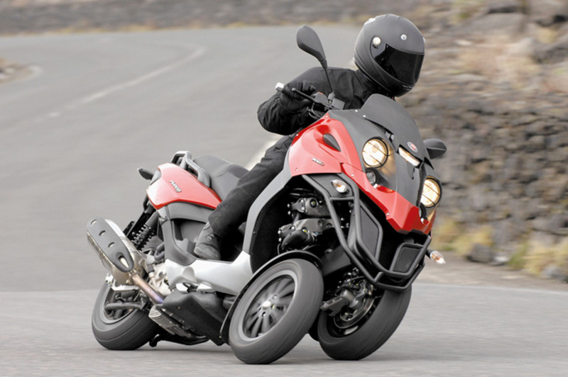Gilera 500ie on the road