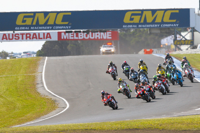 2009 Australian Motorcycle Grand Prix racing action