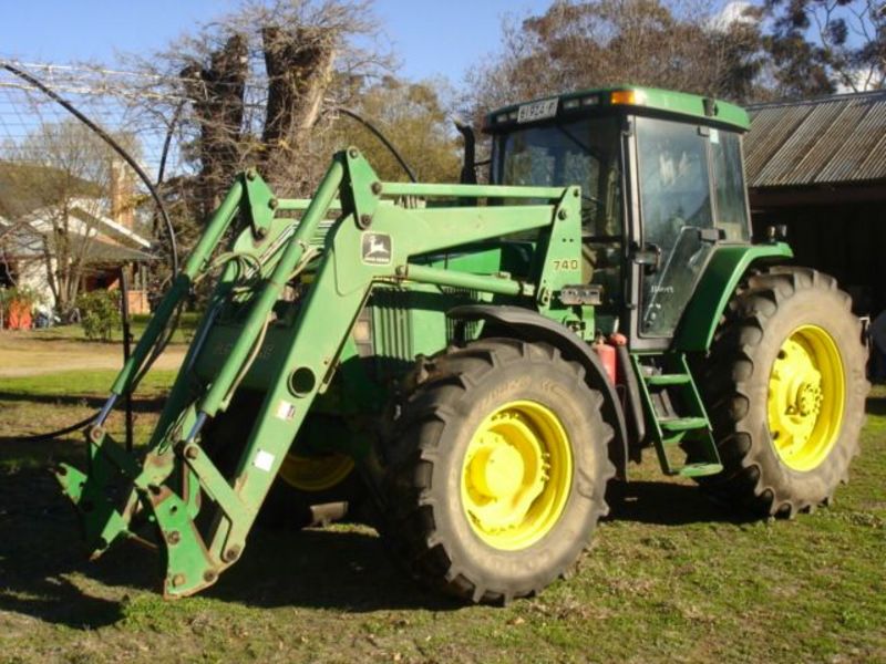 2001 JOHN DEERE 7410 740 LOADER 1137 