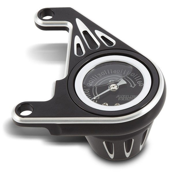 OIL PRESSURE GAUGE KIT BLACK DEEP CUT Part # 15-670