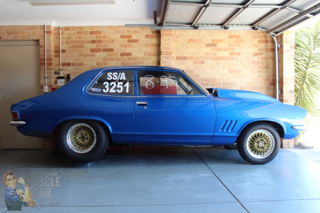 1972 HOLDEN TORANA LJ GTR DRAG CAR 4 SPD MANUAL COUPE
