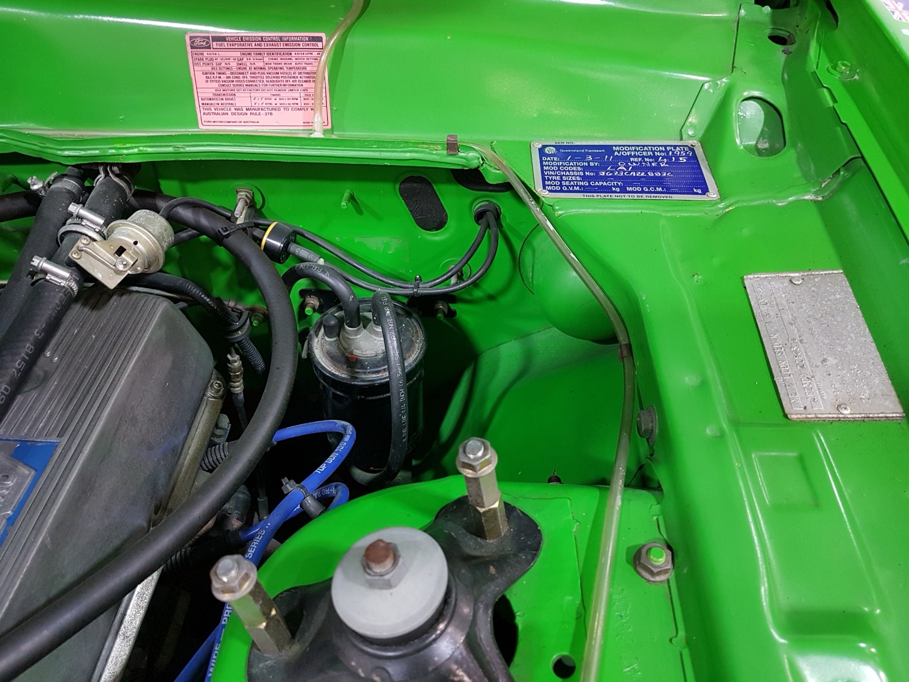 1984 FORD FALCON XE 4 SPEED MANUAL SEDAN