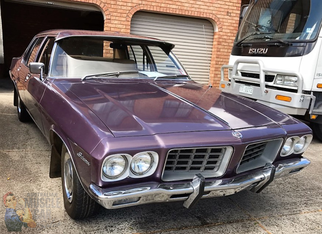 1972 HOLDEN STATESMAN CUSTOM HQ 3 SPEED MANUAL SEDAN