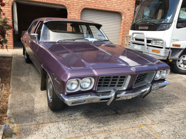1972 HOLDEN STATESMAN CUSTOM HQ 3 SPEED MANUAL SEDAN