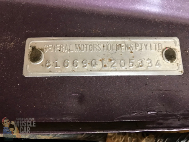 1972 HOLDEN STATESMAN CUSTOM HQ 3 SPEED MANUAL SEDAN