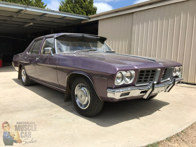 1972 HOLDEN STATESMAN CUSTOM HQ 3 SPEED MANUAL SEDAN