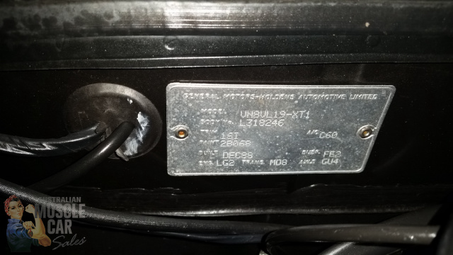 1988 HSV SV3800 VN 4 SPEED AUTOMATIC SEDAN