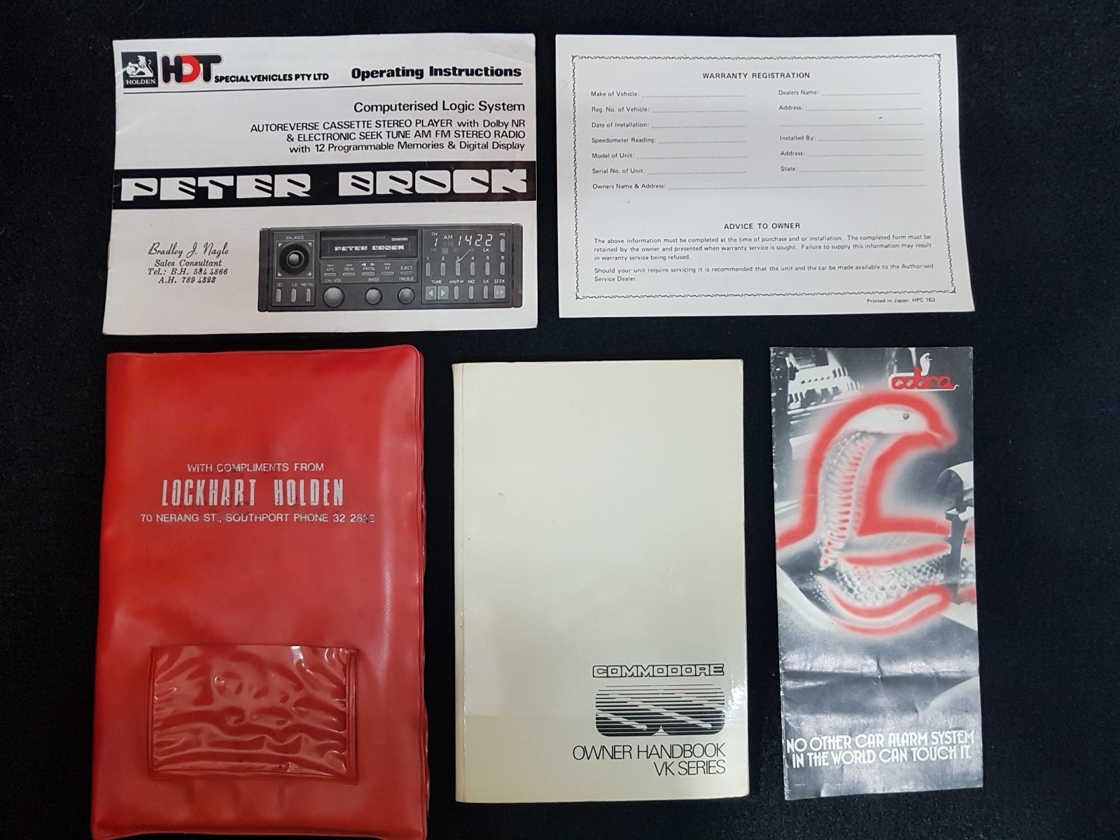 1984 HOLDEN COMMODORE VK HDT SS GROUP 3 4 SPEED MANUAL SEDAN