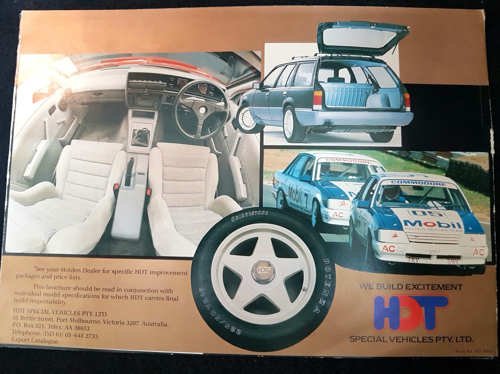 1984 HOLDEN COMMODORE VK HDT SS GROUP 3 4 SPEED MANUAL SEDAN