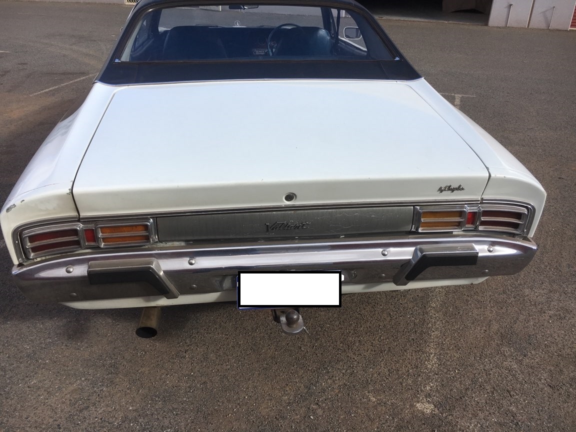 1974 CHRYSLER VALIANT VJ HARDTOP 3 SPEED AUTO COUPE