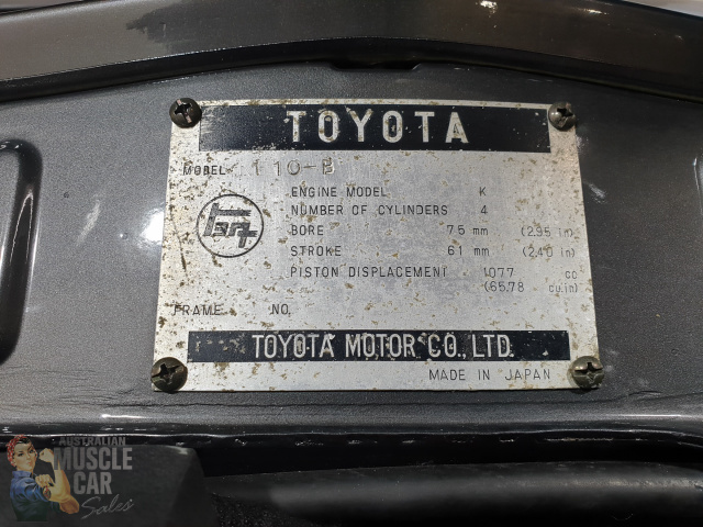 1969 TOYOTA COROLLA KE10 6 SPEED MANUAL COUPE