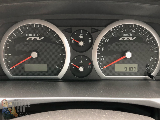 2007 FPV F6 BFII TYPHOON 6 SPEED MANUAL SEDAN