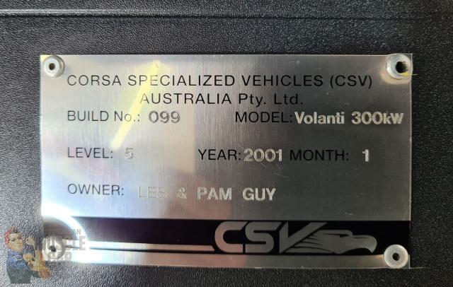 2000 HDT VX COMMODORE CSV CORSA VOLANTI 5000I 4 SPEED AUTOMATIC SEDAN