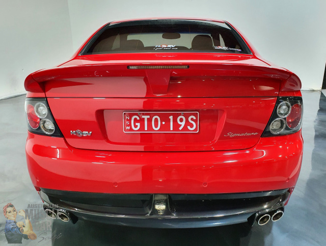 2006 HSV GTO SIGNATURE COUPE 4 SPEED AUTOMATIC COUPE