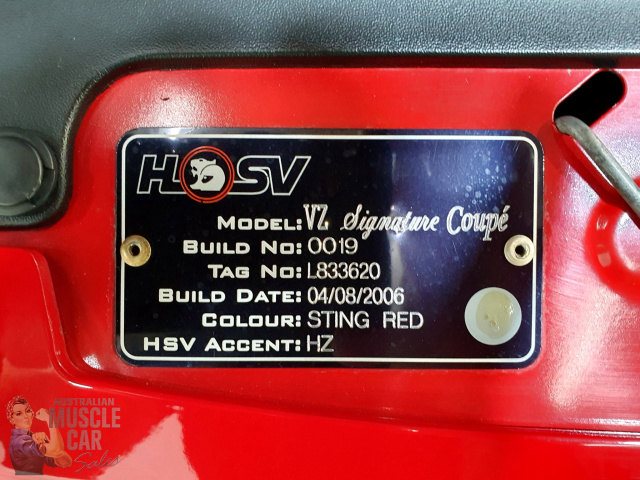 2006 HSV GTO SIGNATURE COUPE 4 SPEED AUTOMATIC COUPE
