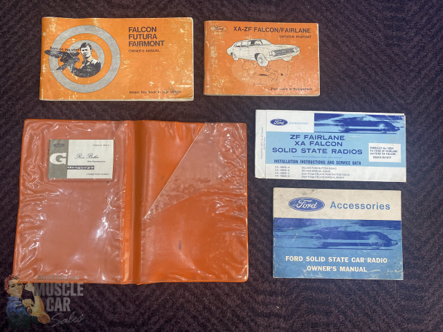 1972 FORD FALCON XA GT 4 SPEED MANUAL SEDAN