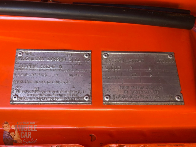 1975 FORD FALCON XB GS 351 4 SPEED MANUAL COUPE