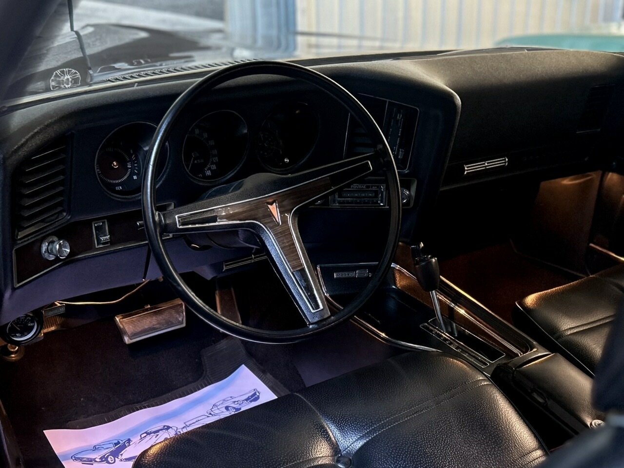 1971 PONTIAC GRAND PRIX SJ 3 SP AUTOMATIC 2D COUPE