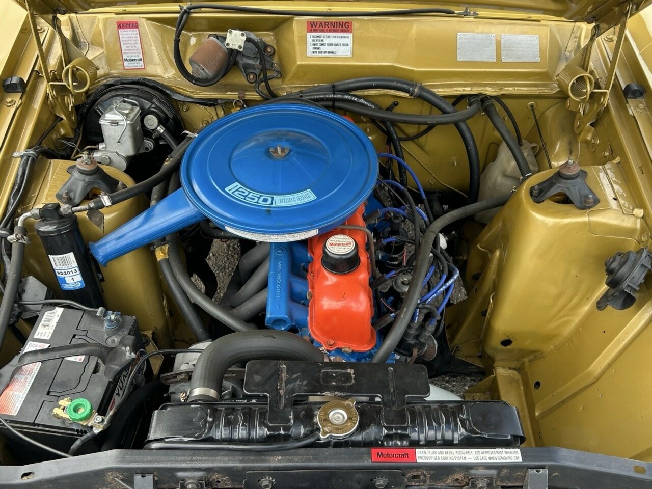 1974 FORD FALCON XB 500 3 SP AUTOMATIC 4D SEDAN