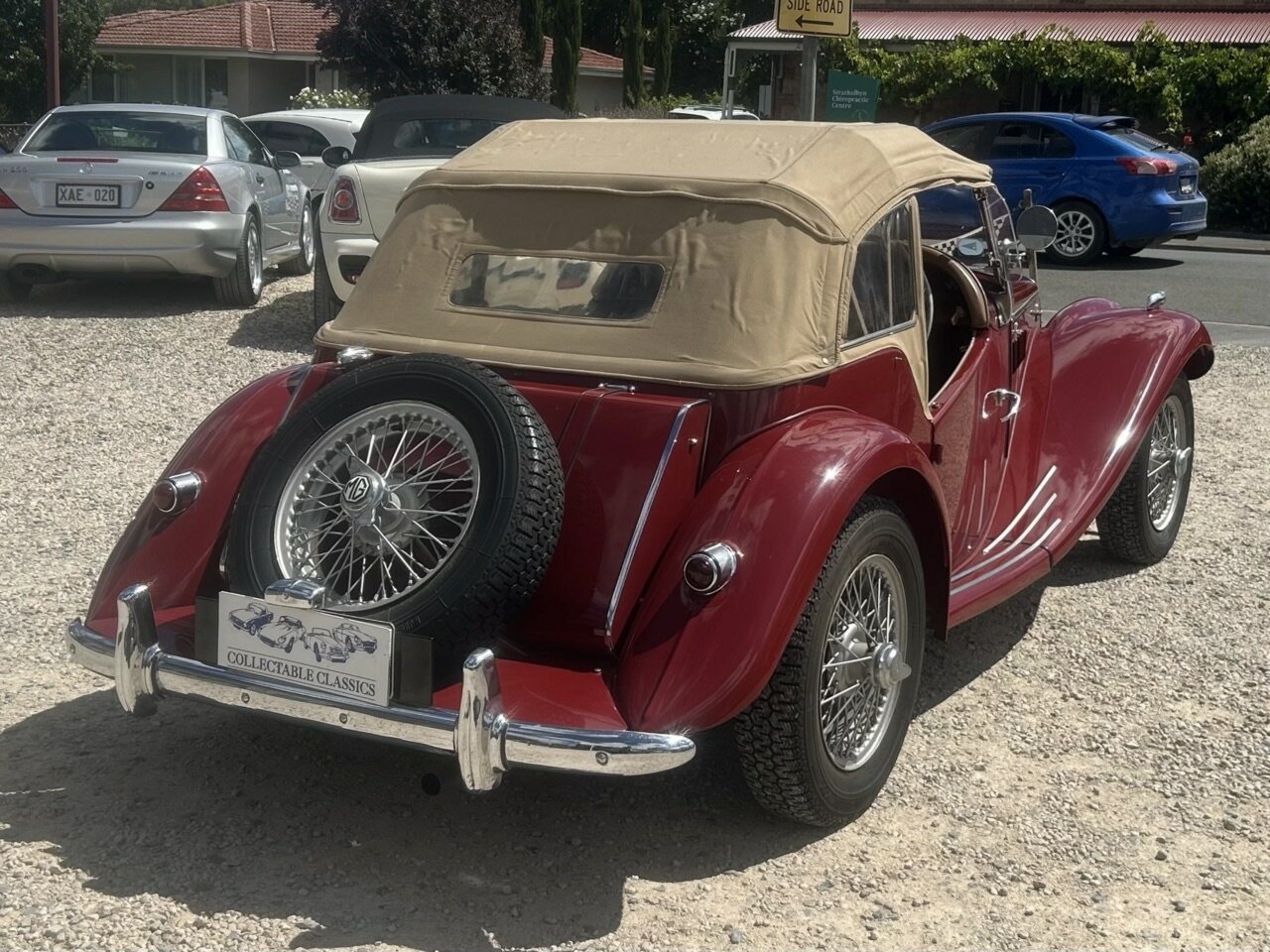 1954 MG TF 4 SP MANUAL 2D ROADSTER
