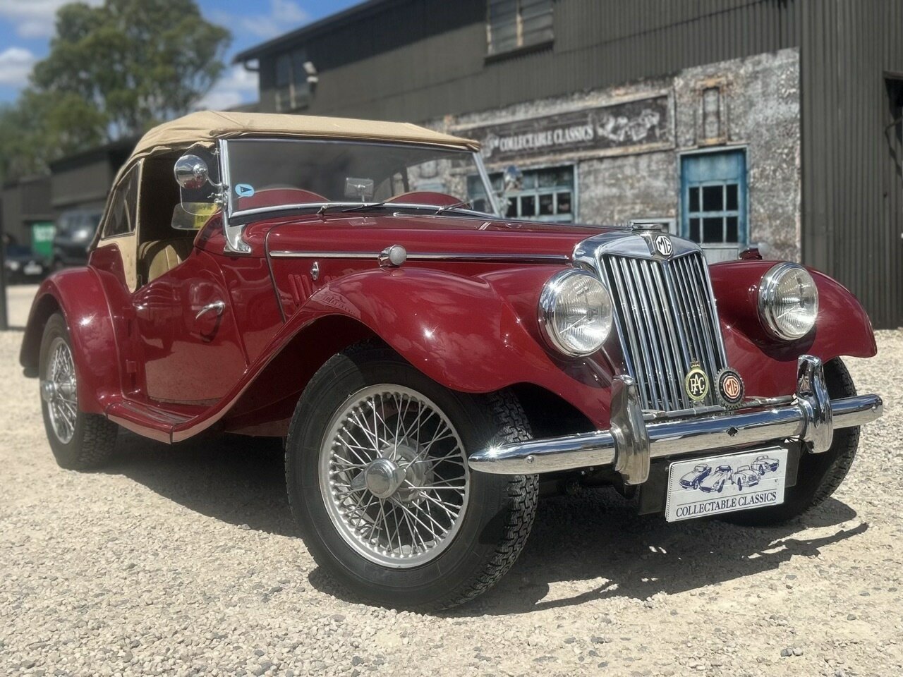 1954 MG TF 4 SP MANUAL 2D ROADSTER