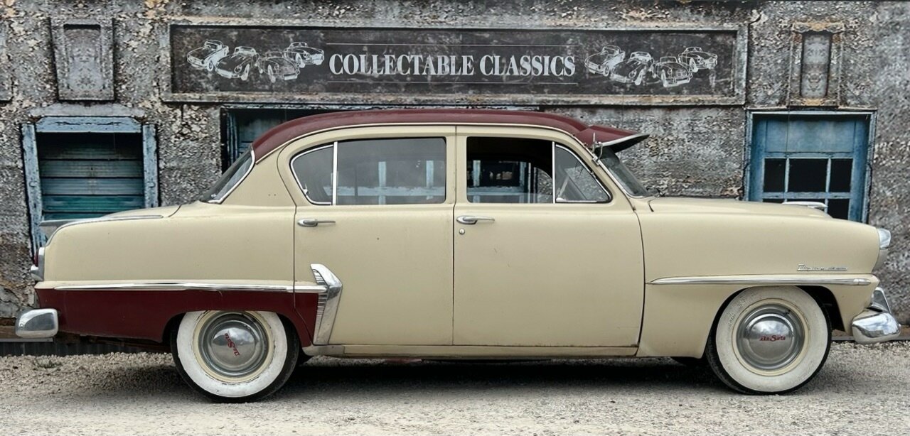 1955 DESOTO DIPLOMAT CUSTOM 3 SP MANUAL 4D SEDAN
