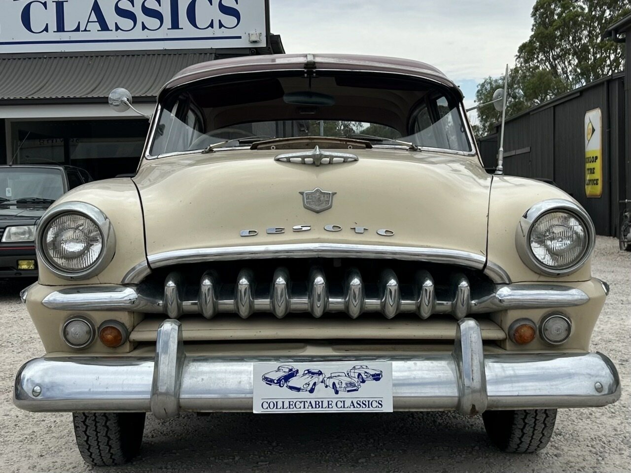 1955 DESOTO DIPLOMAT CUSTOM 3 SP MANUAL 4D SEDAN