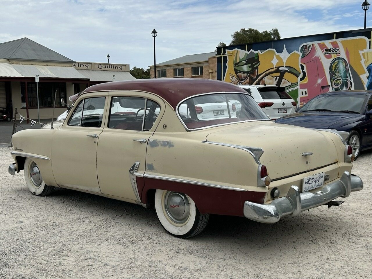 1955 DESOTO DIPLOMAT CUSTOM 3 SP MANUAL 4D SEDAN