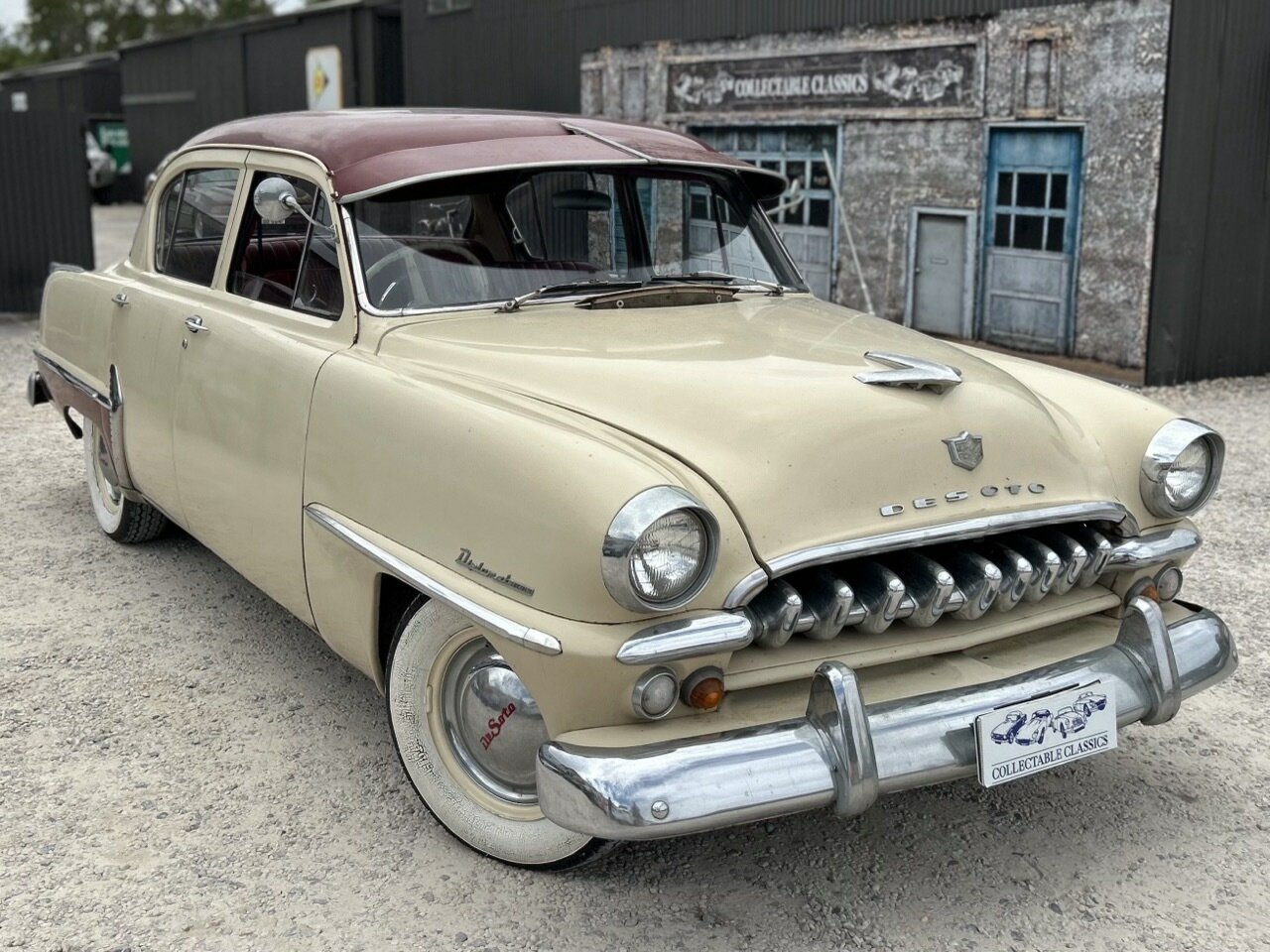 1955 DESOTO DIPLOMAT CUSTOM 3 SP MANUAL 4D SEDAN
