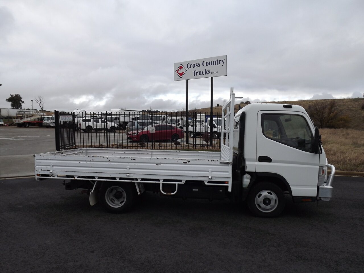 2012 MITSUBISHI FUSO CANTER 515 5 SP MANUAL 2D TRAY DROPSIDE