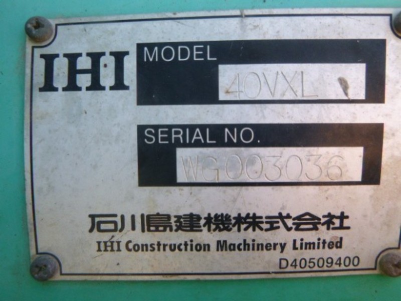 2009 IHI 40VXL Excavator
