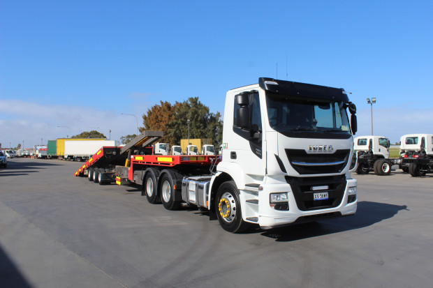 2021 IVECO STRALIS ATI-460 PRIME MOVER AND TILT SLIDER TRAILER