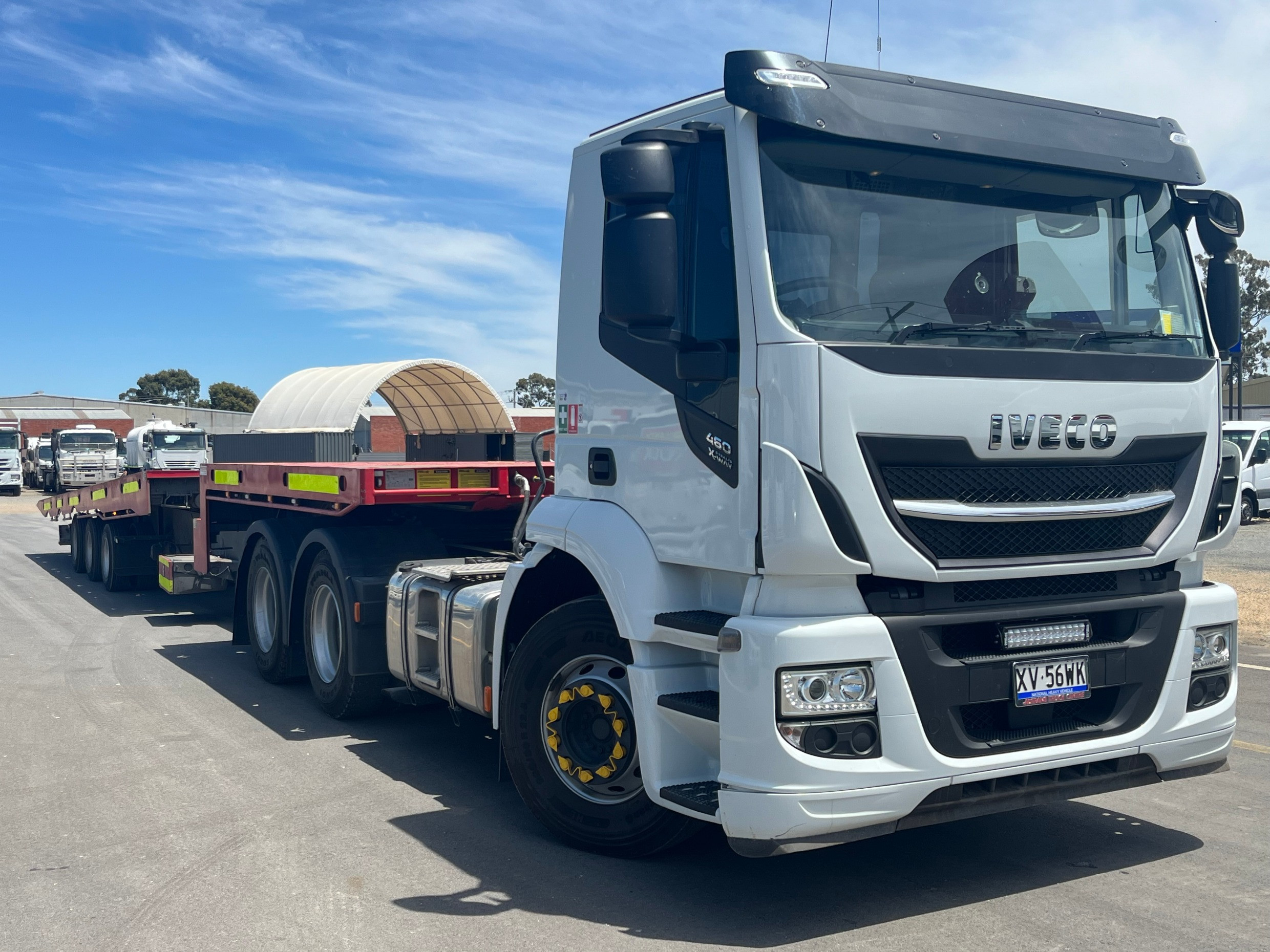 2021 IVECO STRALIS ATI-460 PRIME MOVER AND TILT SLIDER TRAILER