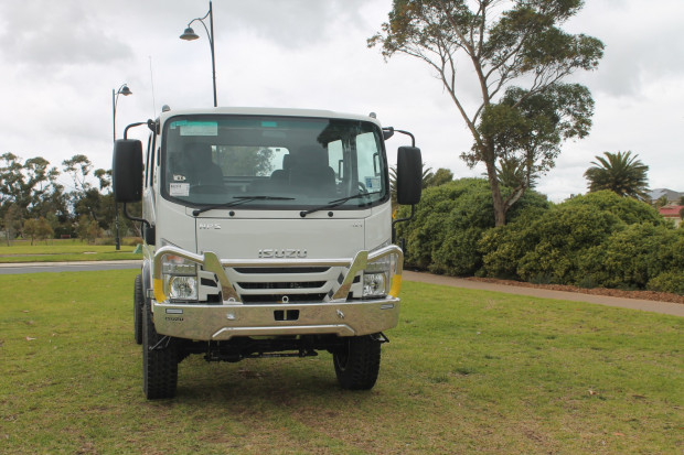2021 ISUZU NPS 75/45-155 4X4 AMT CREW CAB CHASSIS 