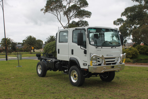 2021 ISUZU NPS 75/45-155 4X4 AMT CREW CAB CHASSIS 