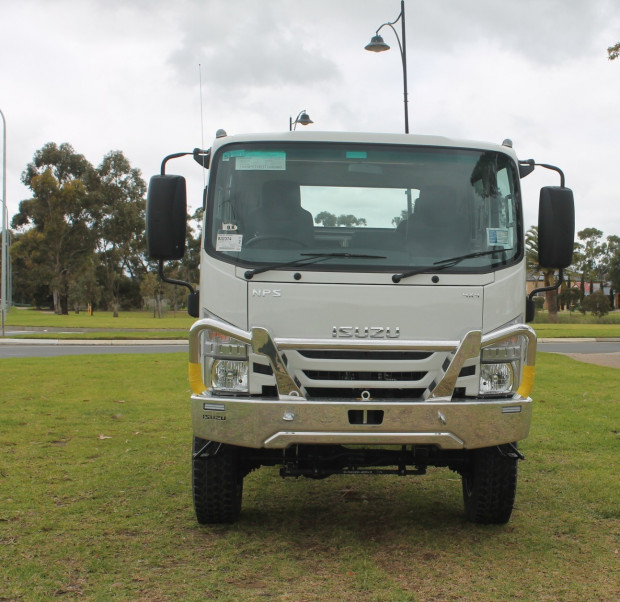 2021 ISUZU NPS 75/45-155 4X4 AMT CREW CAB CHASSIS 