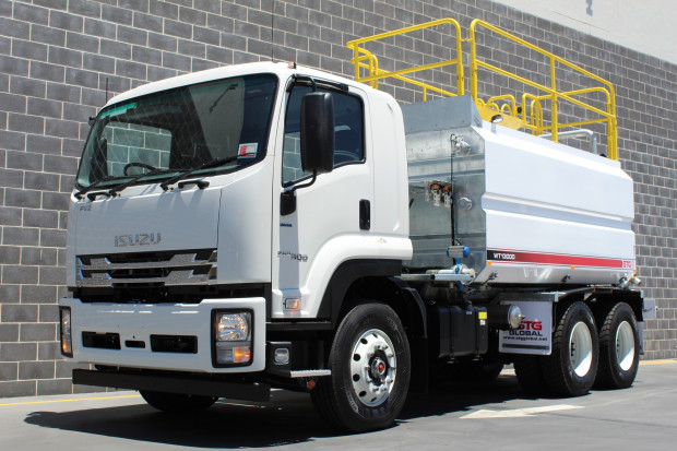 2021 ISUZU FVZ 260-300 AUTO 13,000L STG AUTOMATIC WATER TRUCK