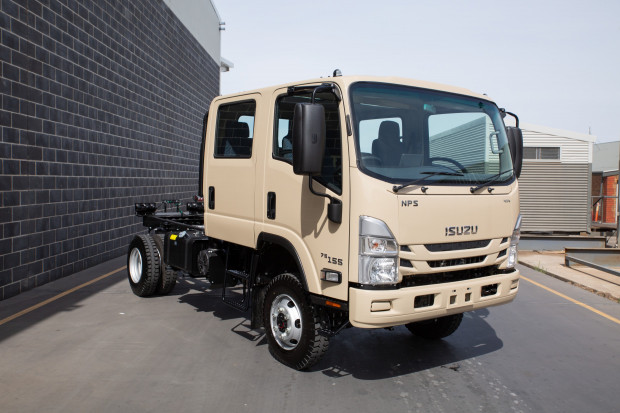 2023 ISUZU NPS 75/45-155 CREW AMT CAB CHASSIS